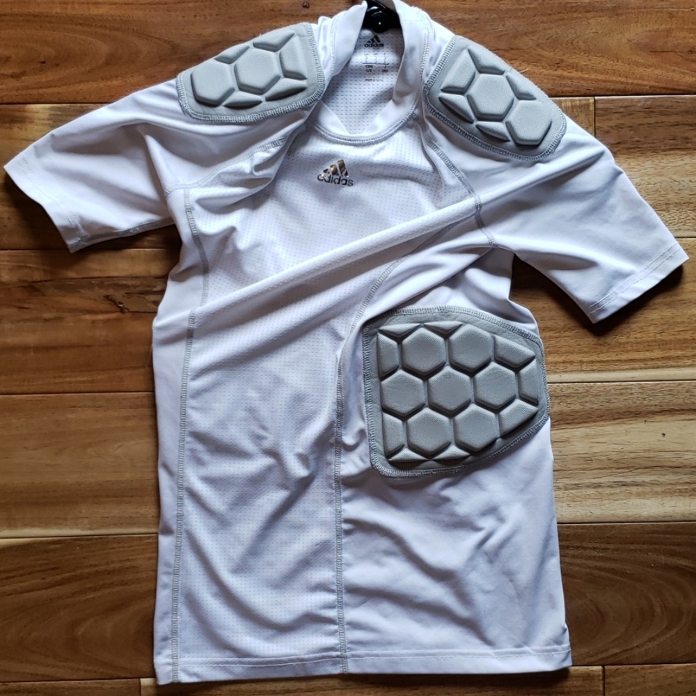 adidas Youth Techfit Padded Football Shirt